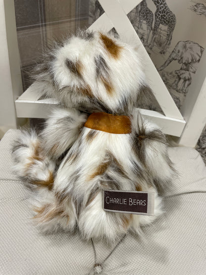 Charlie Bears Small Brown & White 'Fluff' Stuffed Bear