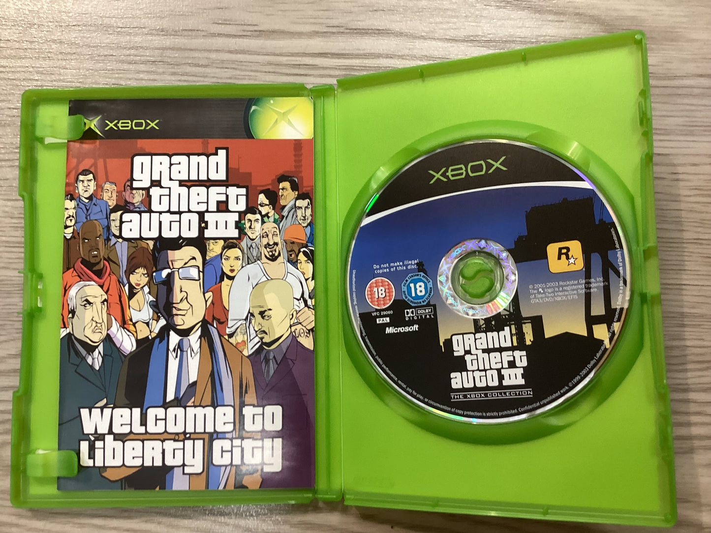 Grand Theft Auto Double Pack PAL XBOX GTA III & GTA Vice City Complete Slipcase