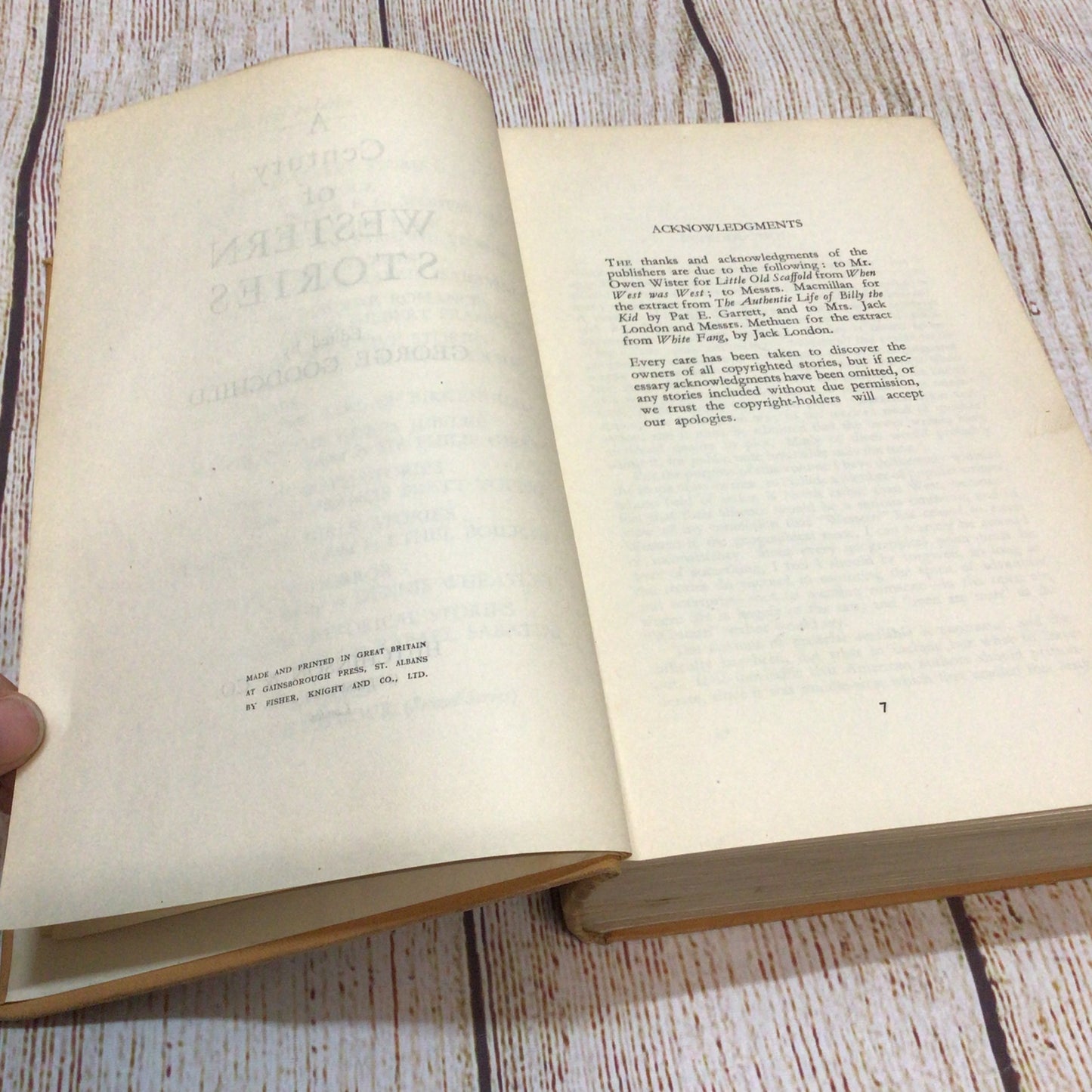 A Century of Western Stories by George Goodchild (Hutchinson & Co)