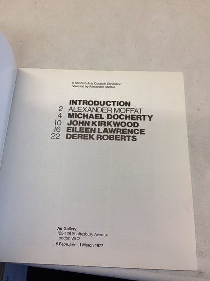Michael Docherty, John Kirkwood, Eileen Lawrence, Derek Roberts Art Gallery London 9 February - 1 March 1977