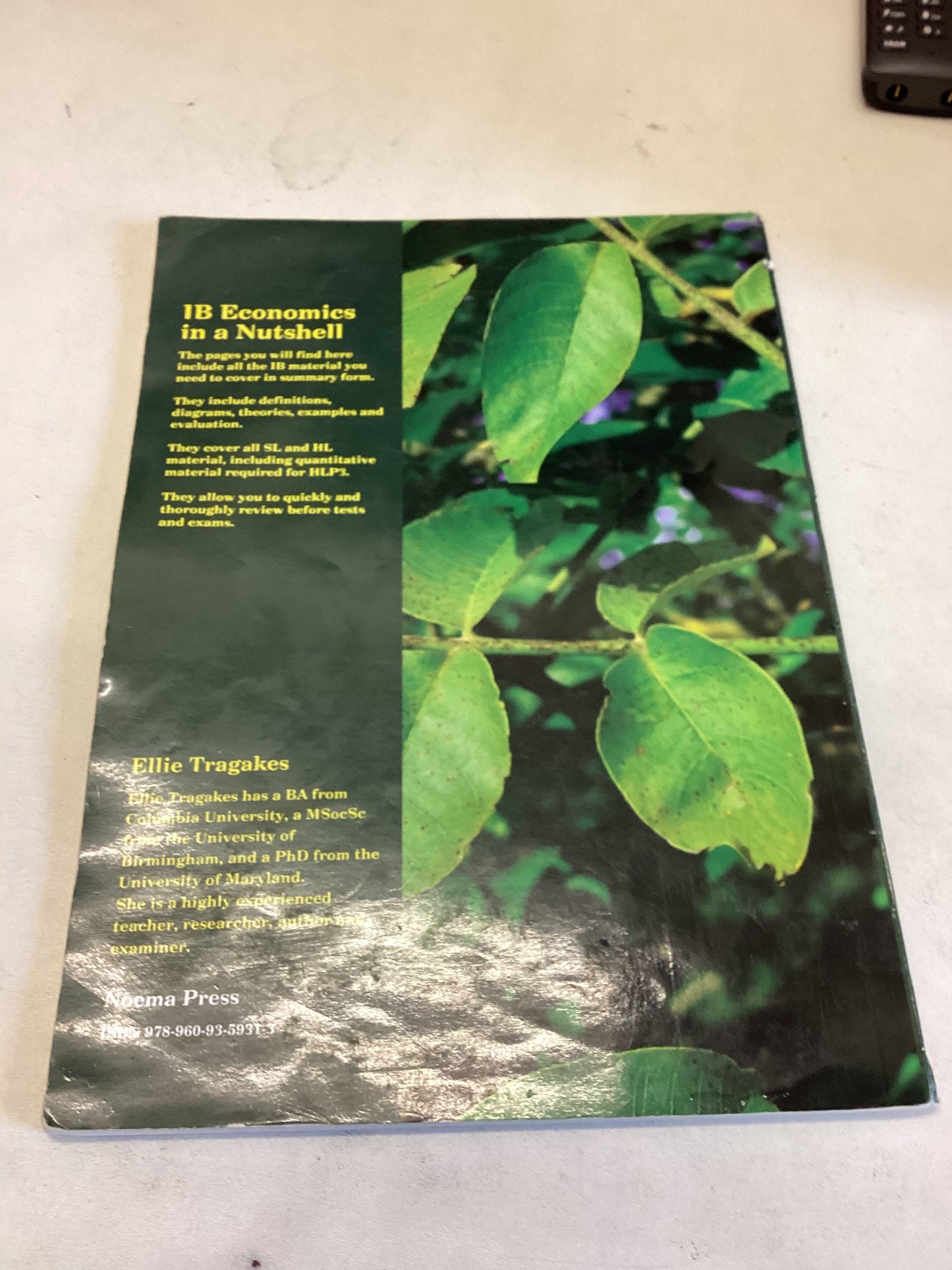 1B Economics In A Nutshell Exam Study Guide Ellie Tragakes