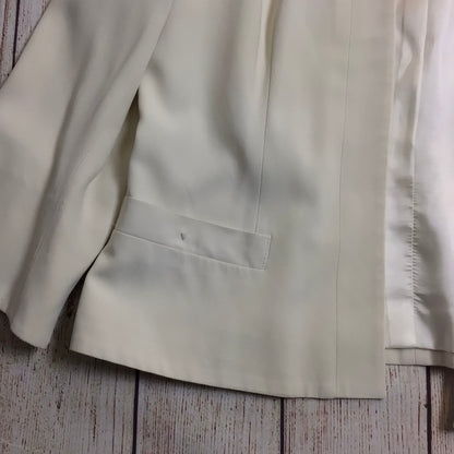 Elégance Paris Prestige Cream Blazer Jacket Size 12