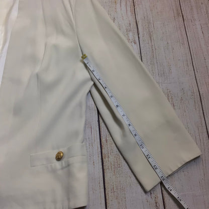 Elégance Paris Prestige Cream Blazer Jacket Size 12