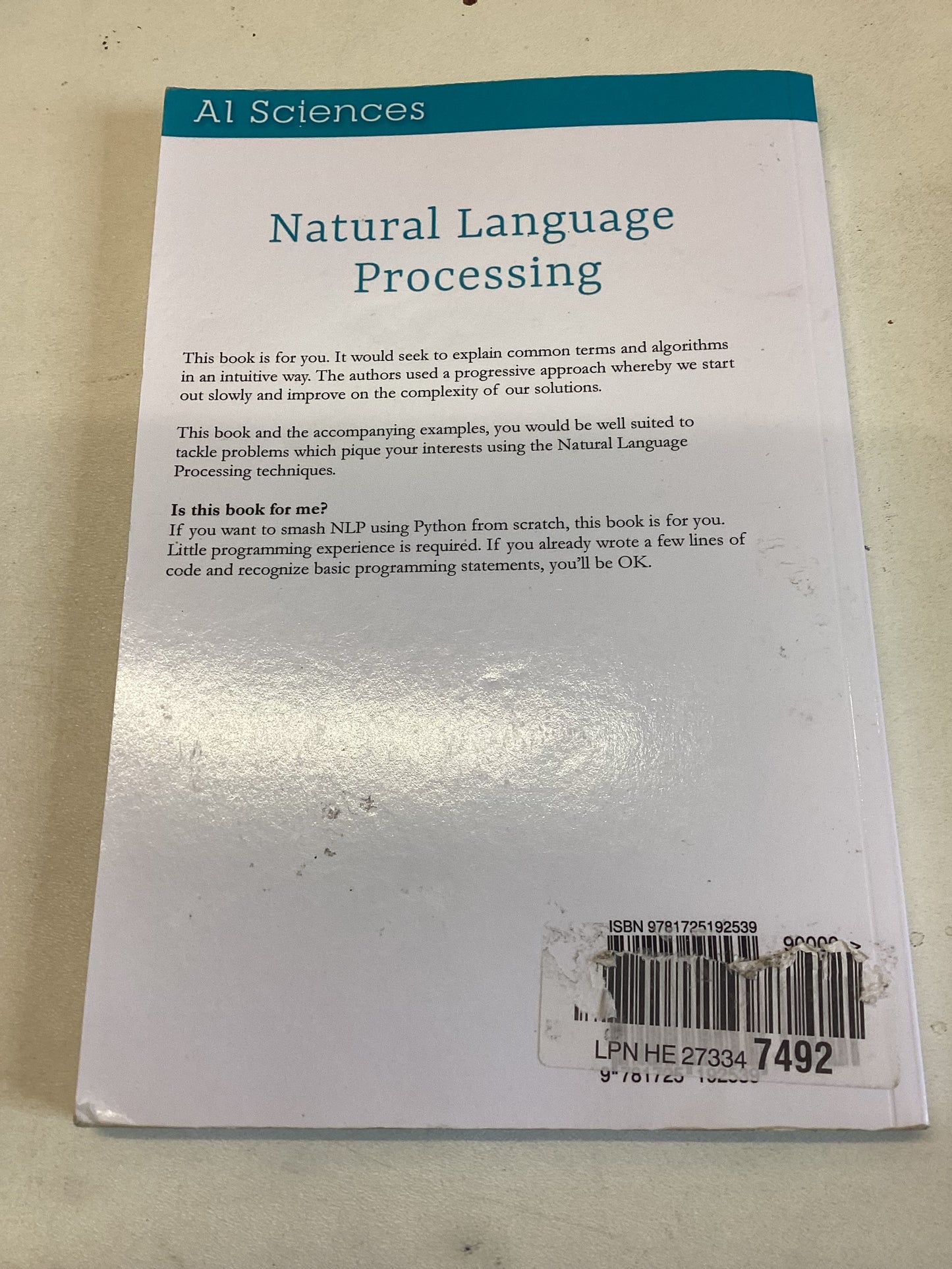 Hands-On Natural Language Processing with Tensor Flow Concepts and Applications