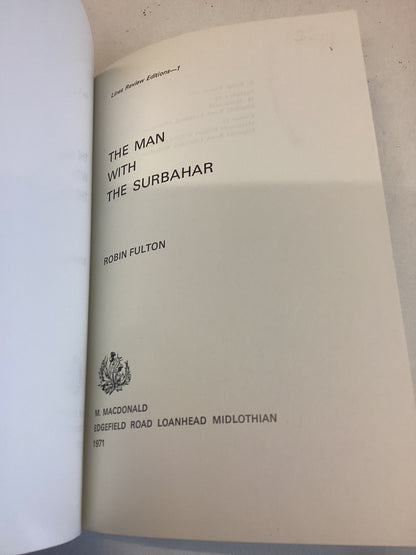 The Man With The Surbahar Robin Fulton Lines Review Editions 1