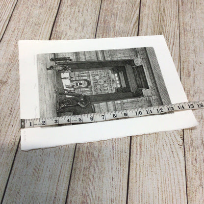 Bruce Peck Etching ‘Thanjavur’ 12x8 Inches, Pencil, Ed 66/100, Signed, 1999