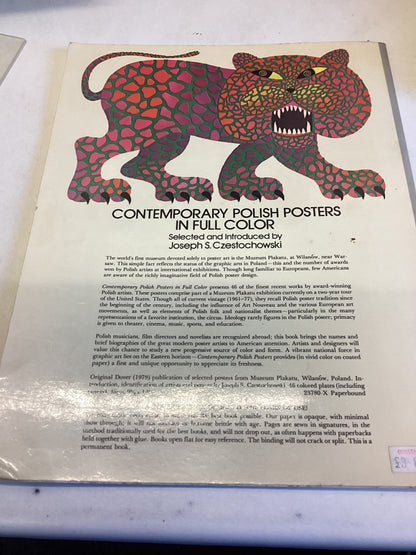 Contemporary Polish Posters In Full Colour 40 Plates Selected and Introduced By Joseph S czestochowski