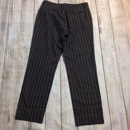 Versace Versus Brown Striped Wool Trouser Suit 2 Piece Size 50