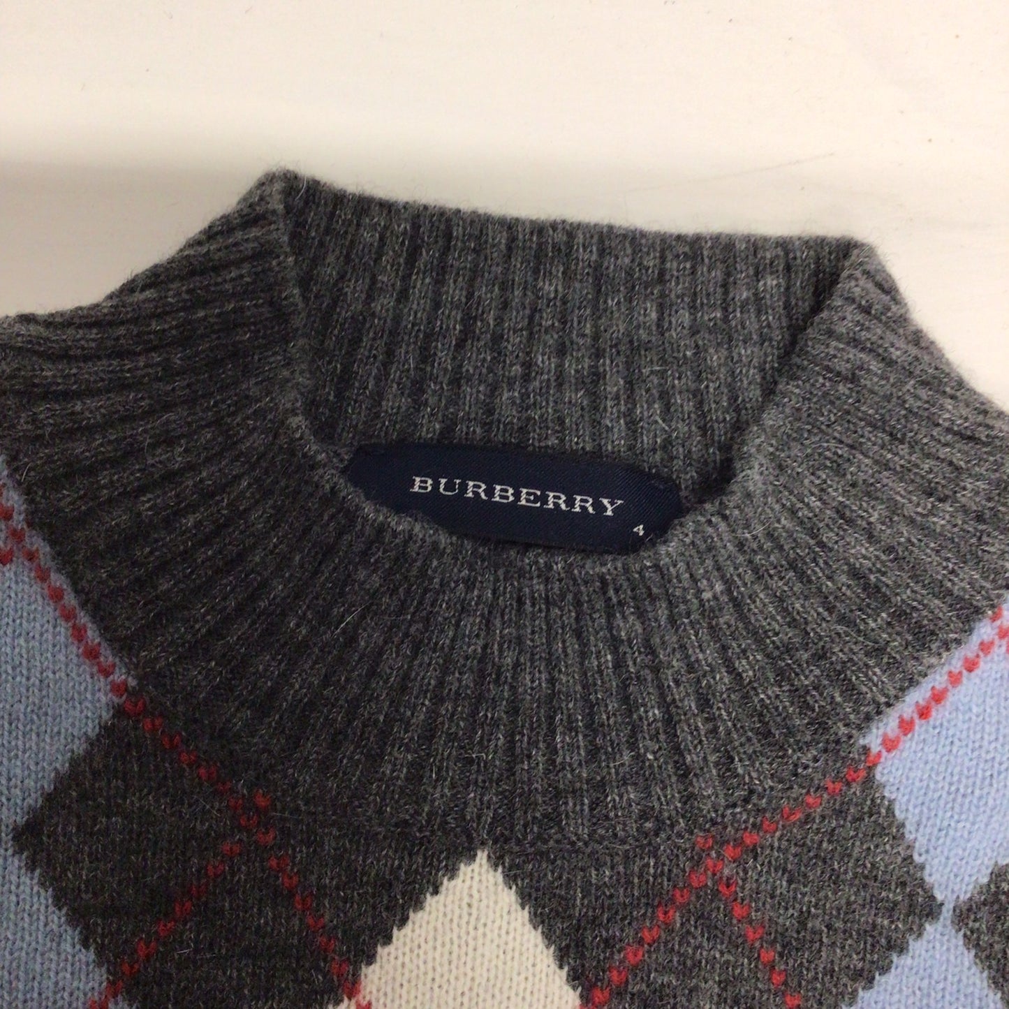 Burberry CWF Baby 2 Piece Grey Jumper Top & Cardigan Set Age 4 yrs (approx.)