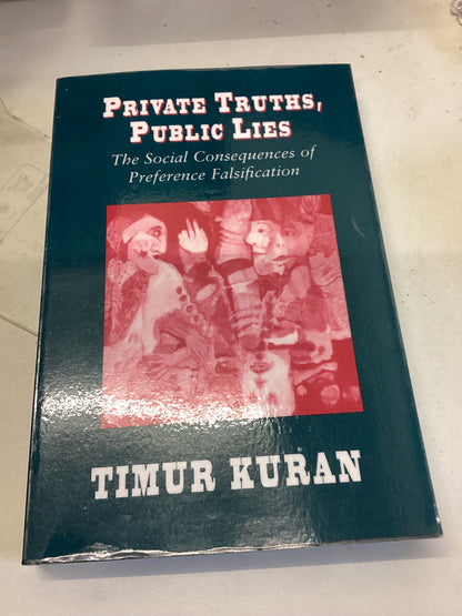 Private Truths, Public Lies The Social Consequences of Preference Falsification Timur Kuran