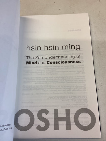 hsin hsin ming The Zen Understanding of Mind and Consciousness