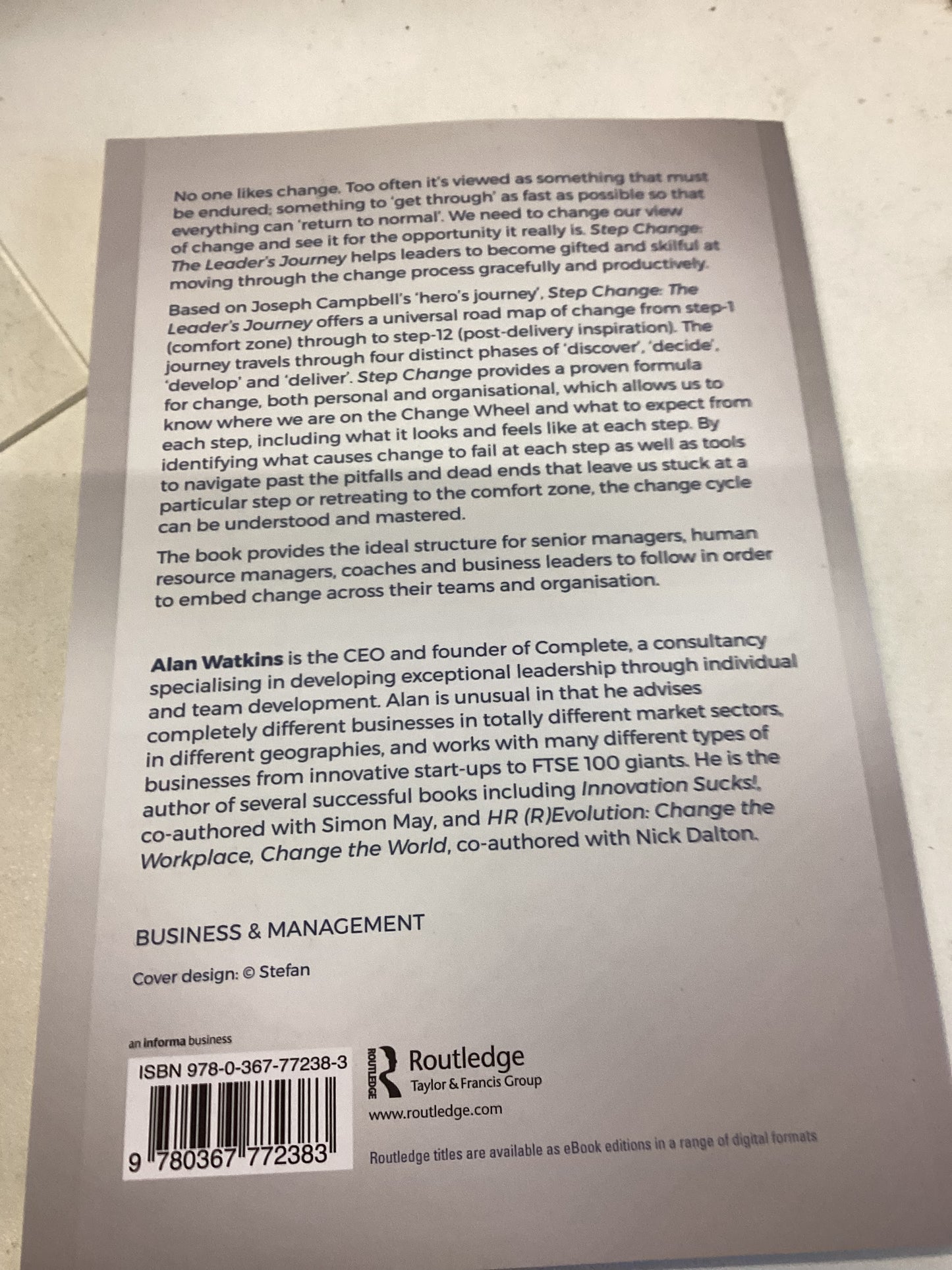 Step Change The Leader's Journey Alan Watkins