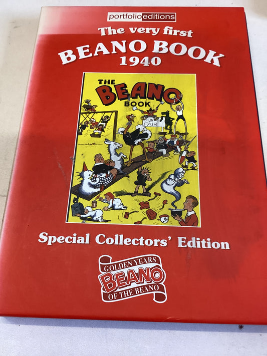 The Very First Beano Book 1940 Special Collectors Edition Contains Certificate of Authenticity