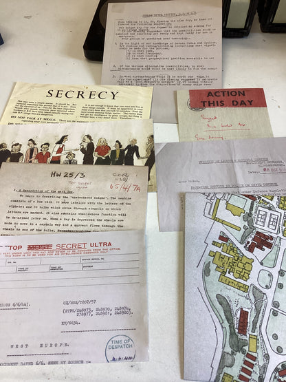 Bletchley Park The Secret Archives Contains Removable  Memorabilia Sinclair McKay