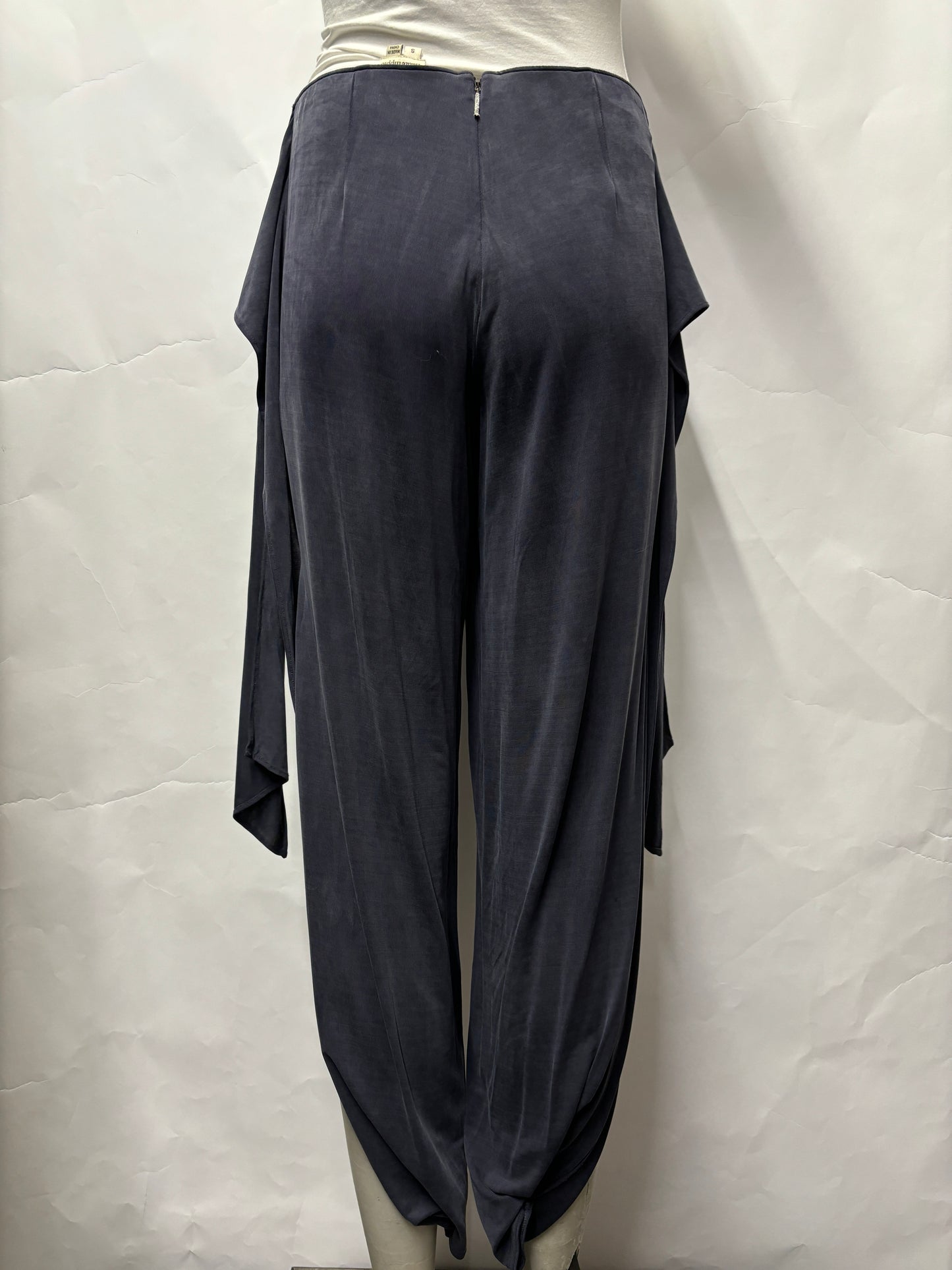 Haute Hippie Navy Stretch Cropped Trousers Small