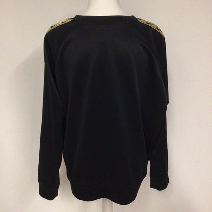 Nike Black & Gold Logo Tape Sweatshirt Size L