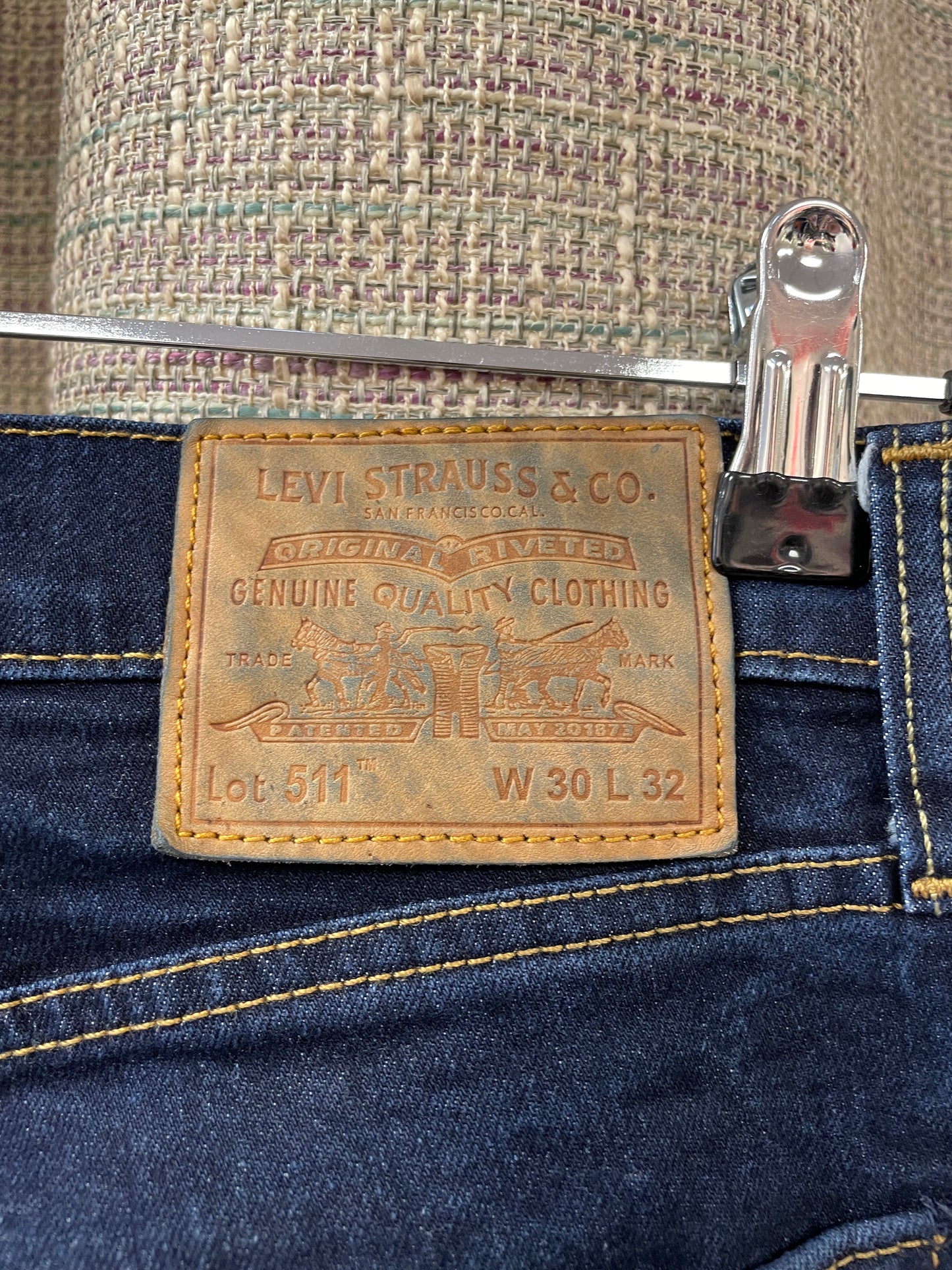 Levi's Levi Strauss Dark Indigo Blue 511 Jeans W 30 L 32