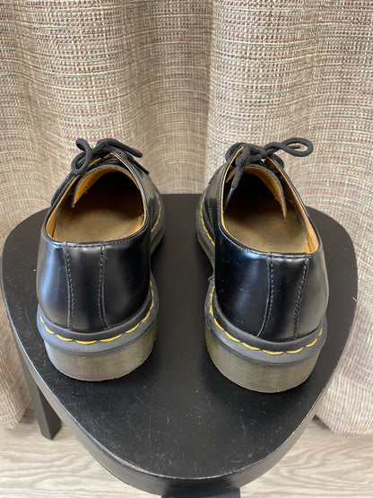 Dr Doc Martens Black Leather Classic Lace Up Shoes UK 5