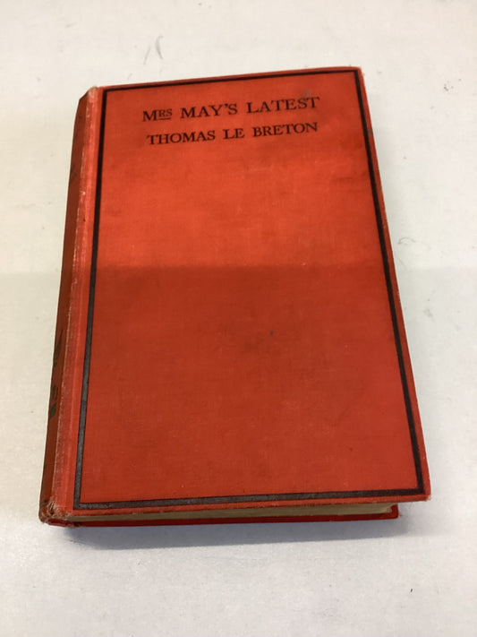 Mrs May's Latest Thomas Le Breton First Edition