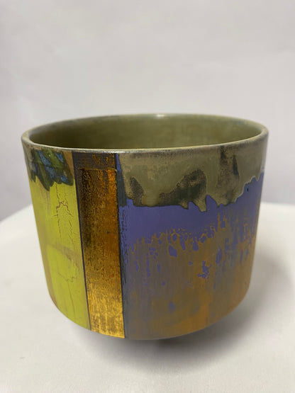 Tony Laverick Rare Studio Porcelain Hand Thrown Contemporary Bowl TL 22
