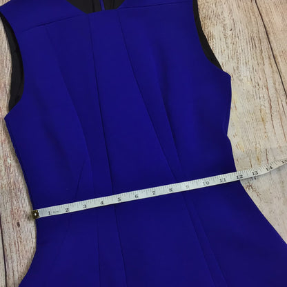 Victoria Beckham Sample Dark Royal Blue Dress SS18 Size XS (approx.)