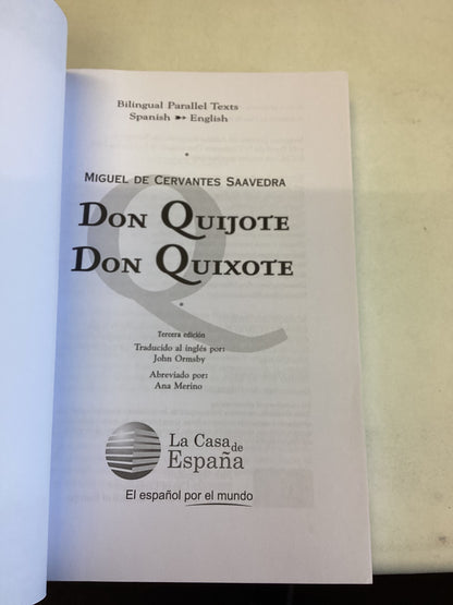 Don Quijote - Don Quixote Bilingual Edition Spanish-English