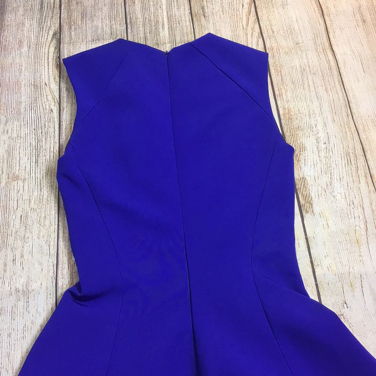 Victoria Beckham Sample Dark Royal Blue Dress SS18 Size XS (approx.)