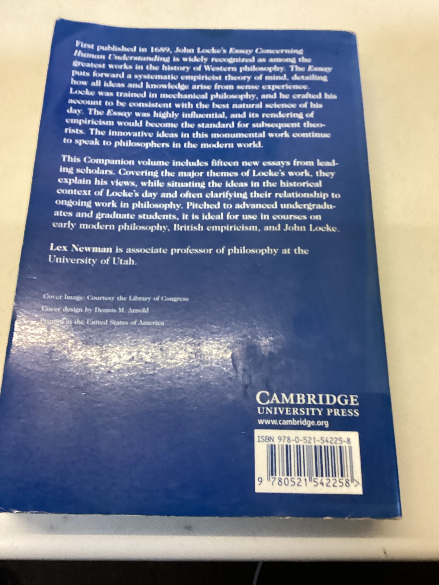 The Cambridge Companion to Locke's "Essay Concerning Human Understanding"