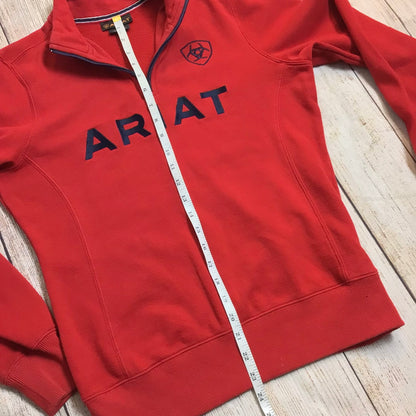 Ariat Red 1/4 Zip Sweatshirt Size M