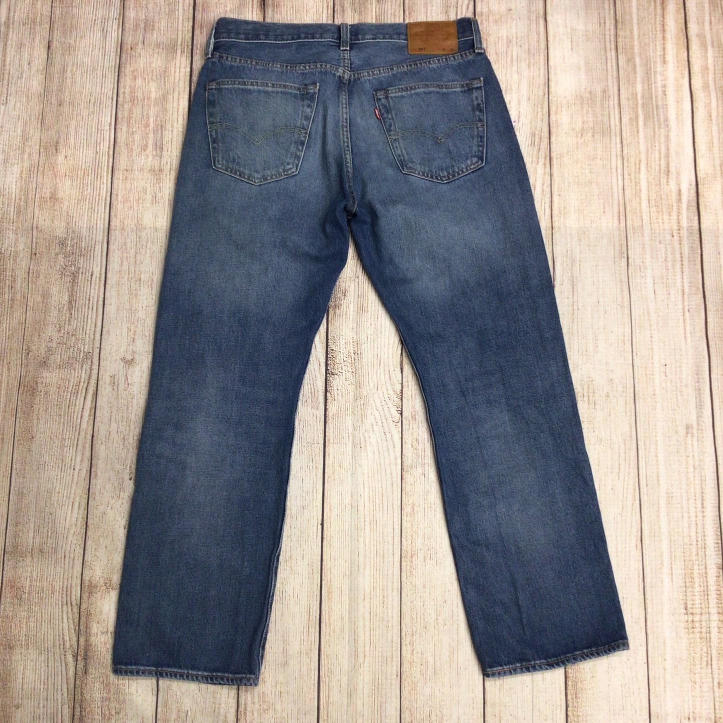 Levi's Blue 501 Straight Leg Jeans Size W34 L30