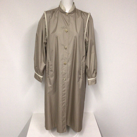 Vintage Jan Robert Made in England Beige Thin Mac Trench Coat Size Ch42" (approx.)