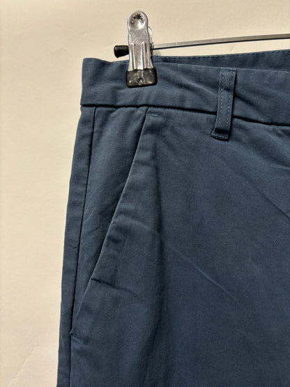 Harris Wilson Blue Cotton Chino Trousers