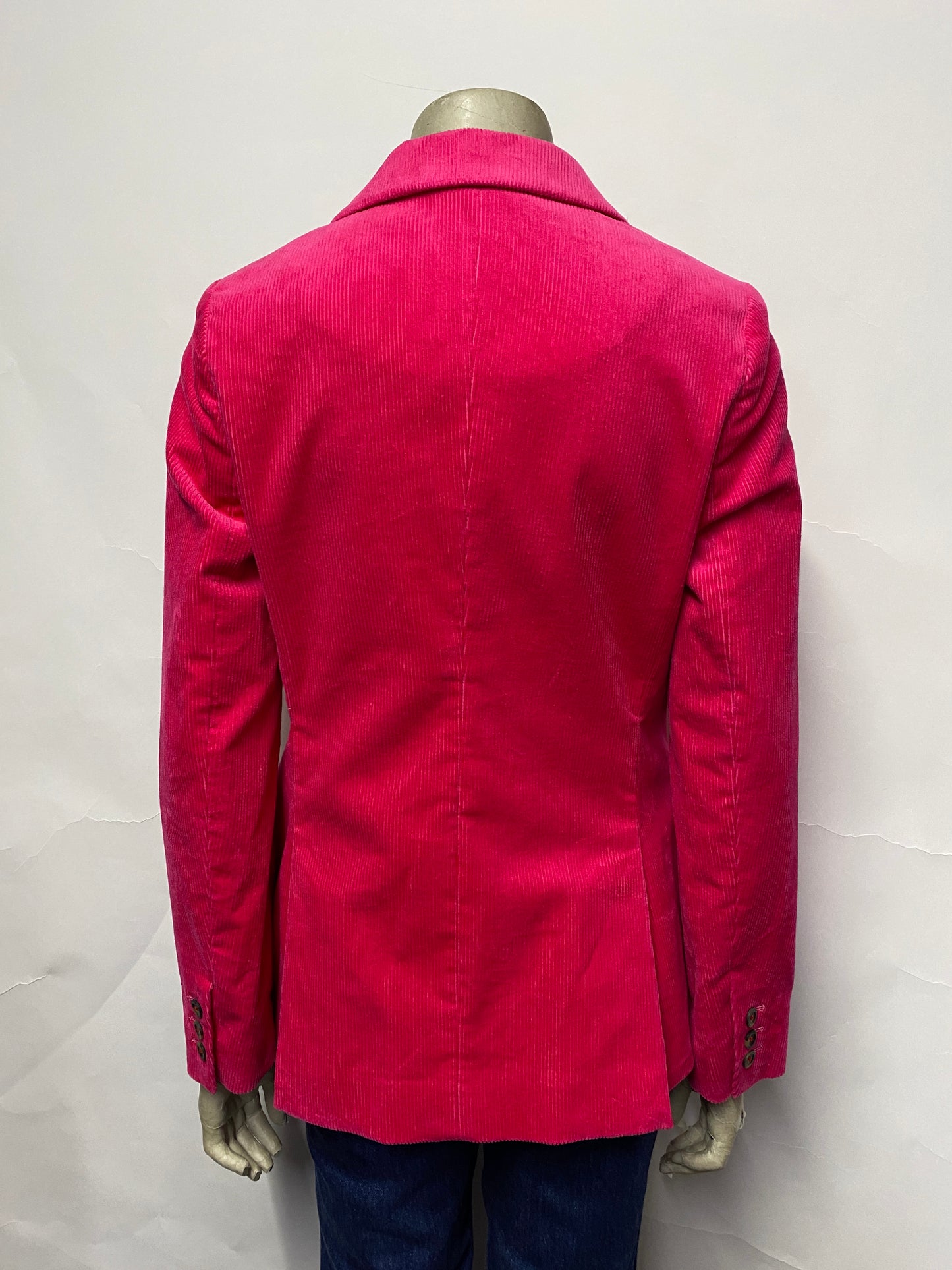 Boden Hot Pink Corduroy Blazer Jacket 10