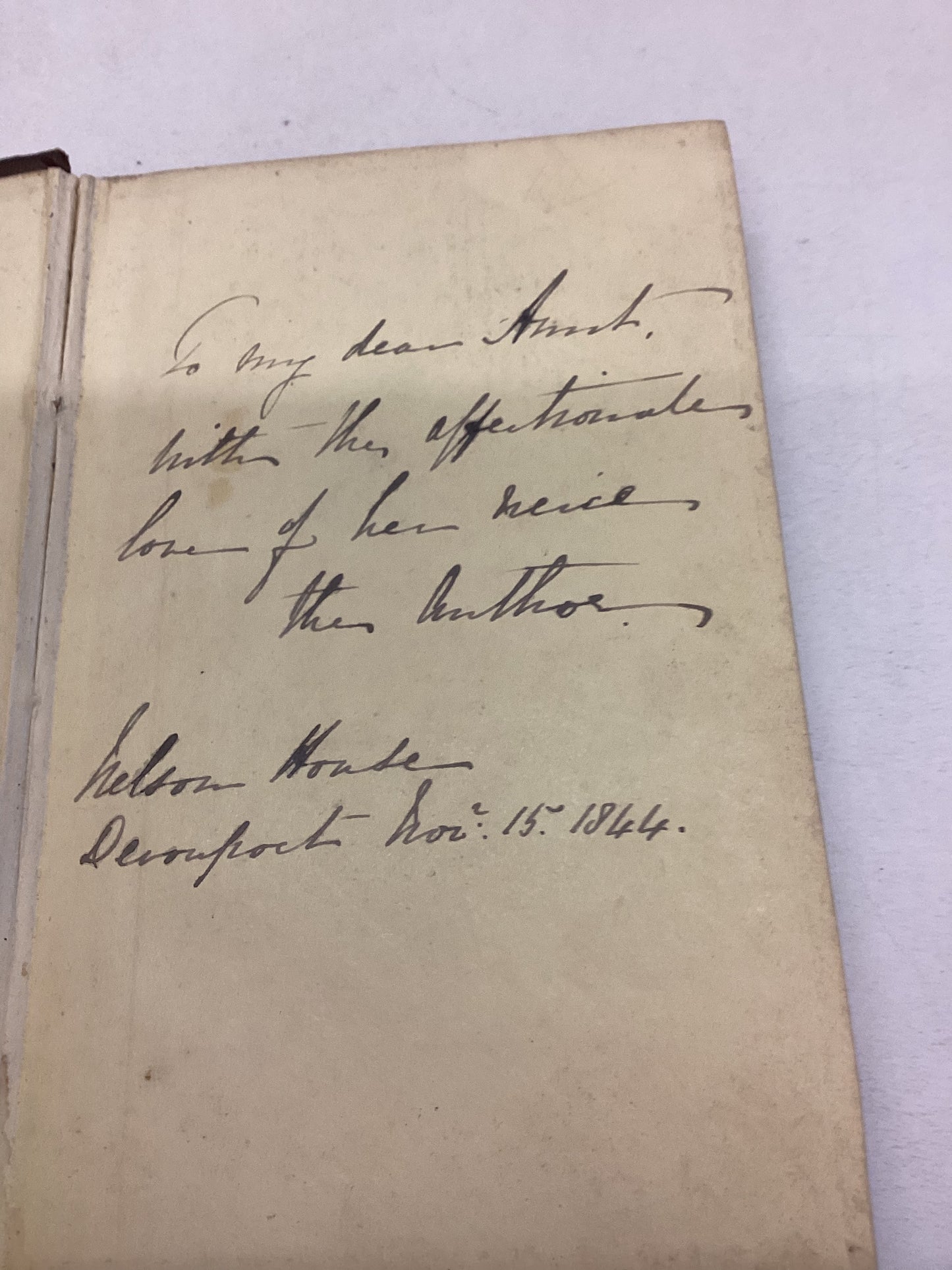 Wild Flowers or Poetic Gleanings from Natural Objects By C S Pyer John Snow 1844 Dedication By Author