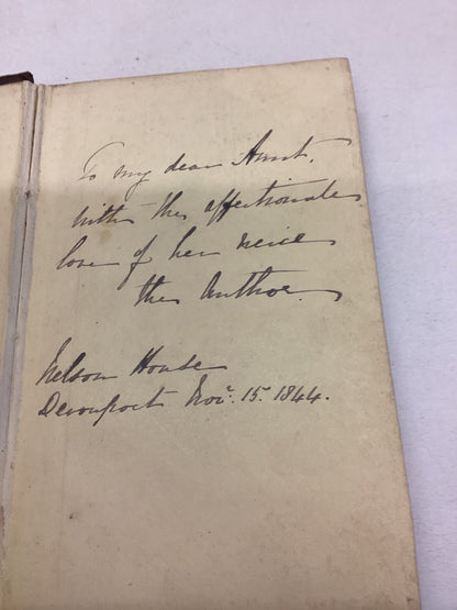 Wild Flowers or Poetic Gleanings from Natural Objects By C S Pyer John Snow 1844 Dedication By Author