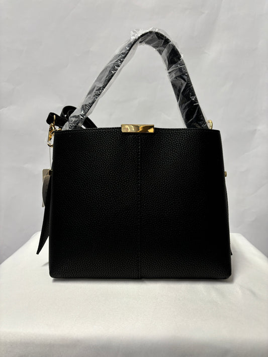 New Look Black Leather Bucket Bag BNWT