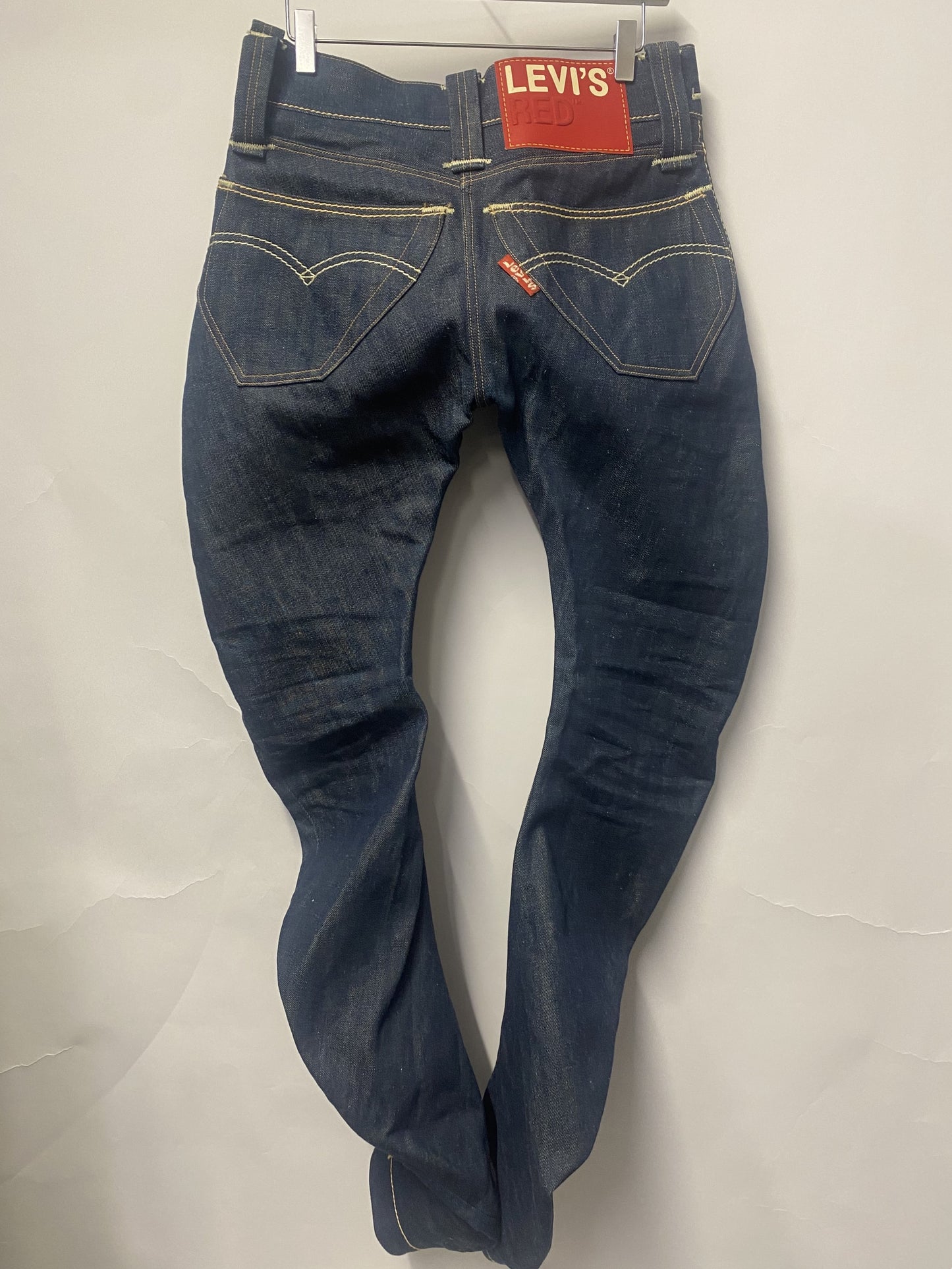 Levi’s Rare Limited Edition Red Bowleg Raw Denim Jeans W30 L32 2007