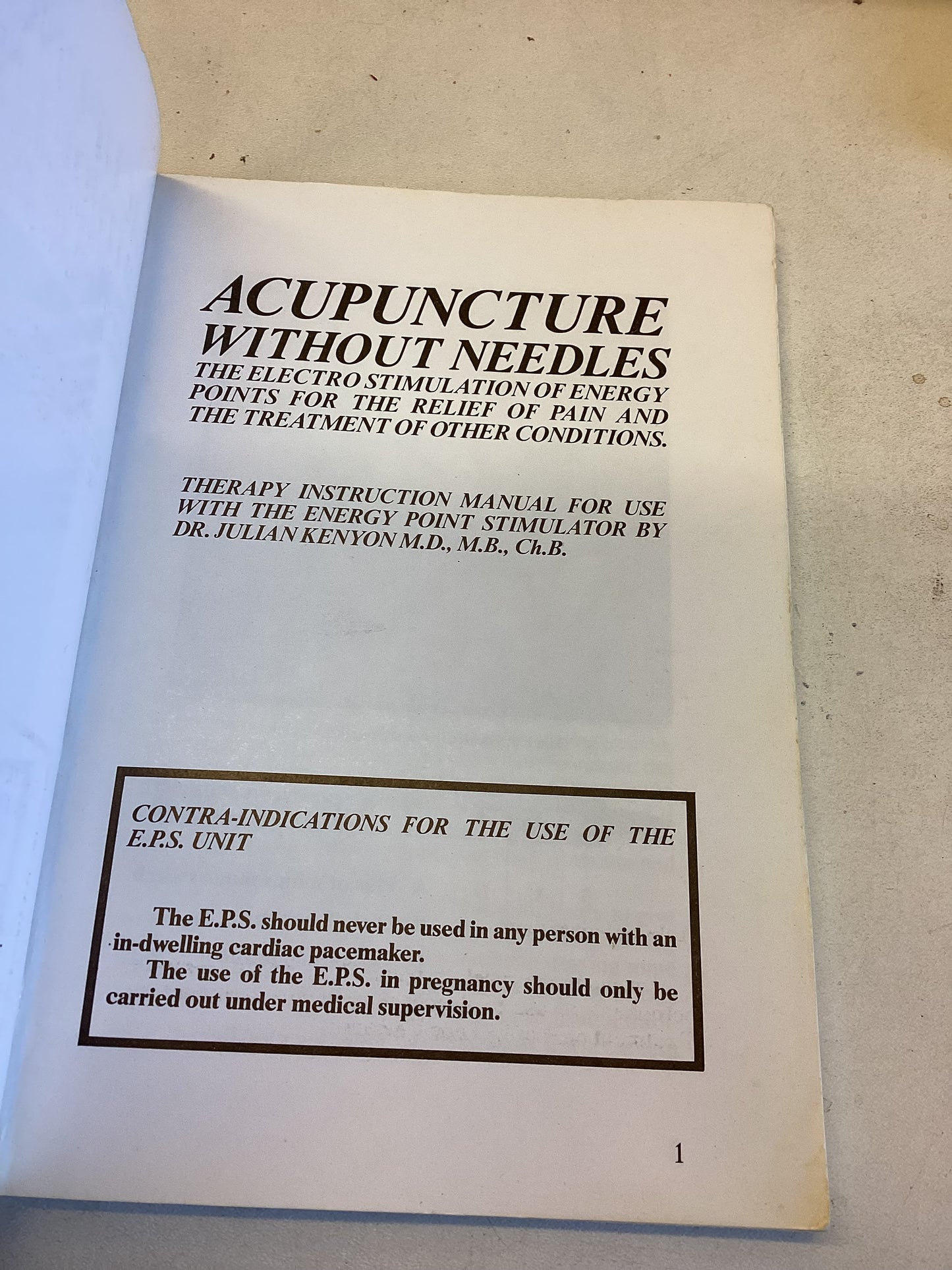 Acupuncture Without Needles Dr Julian Kenyon