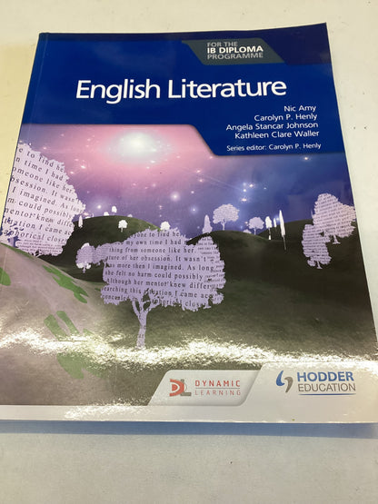 English Literature For The Diploma Programme Amy Henly Johnson Waller Hodder Education