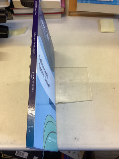 Schweser's Secret Sauce Leve 11 2024 CFA Exam Prep