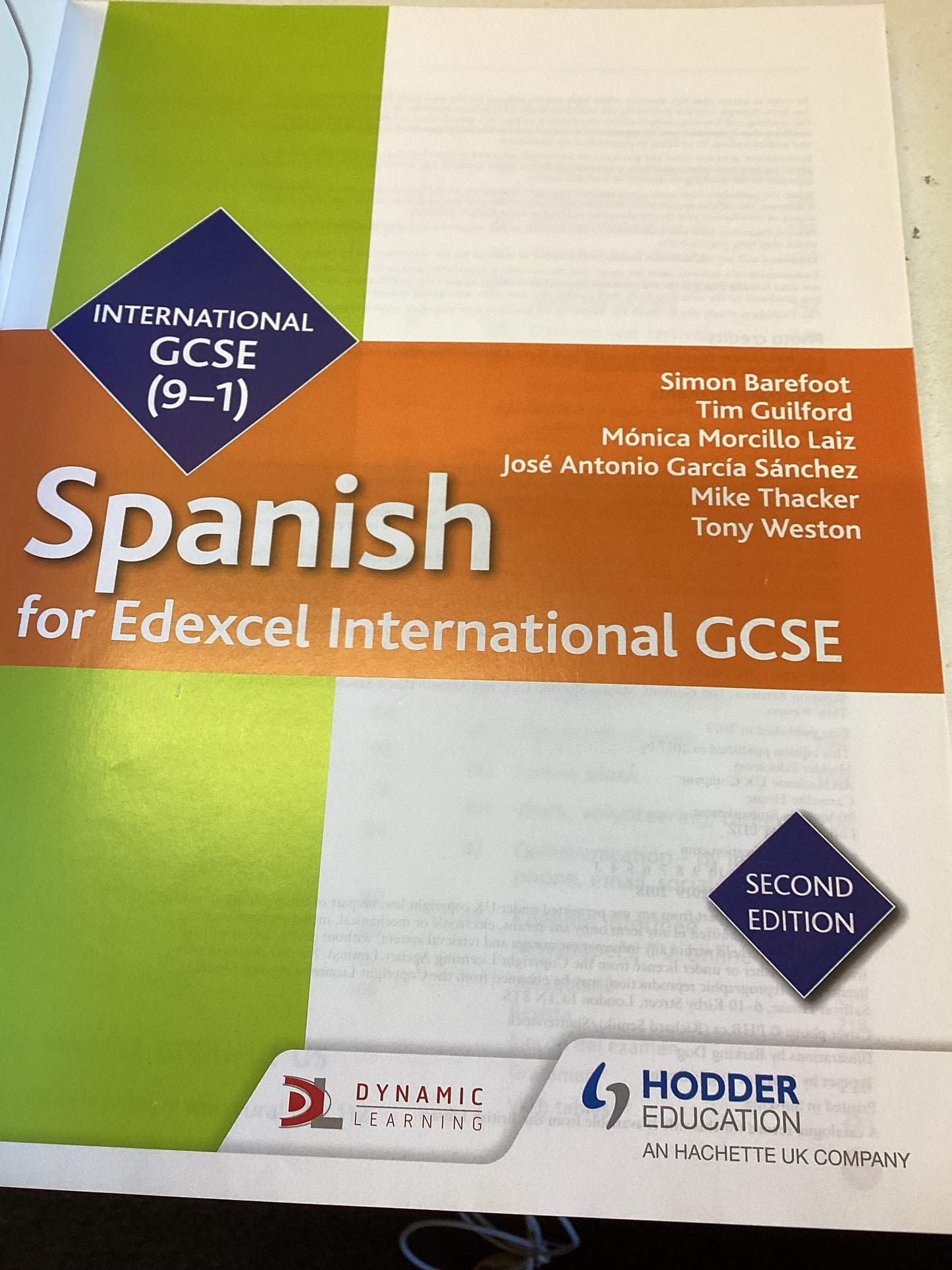 Spanish For Edexcel International GCSE 9-1 second Edition