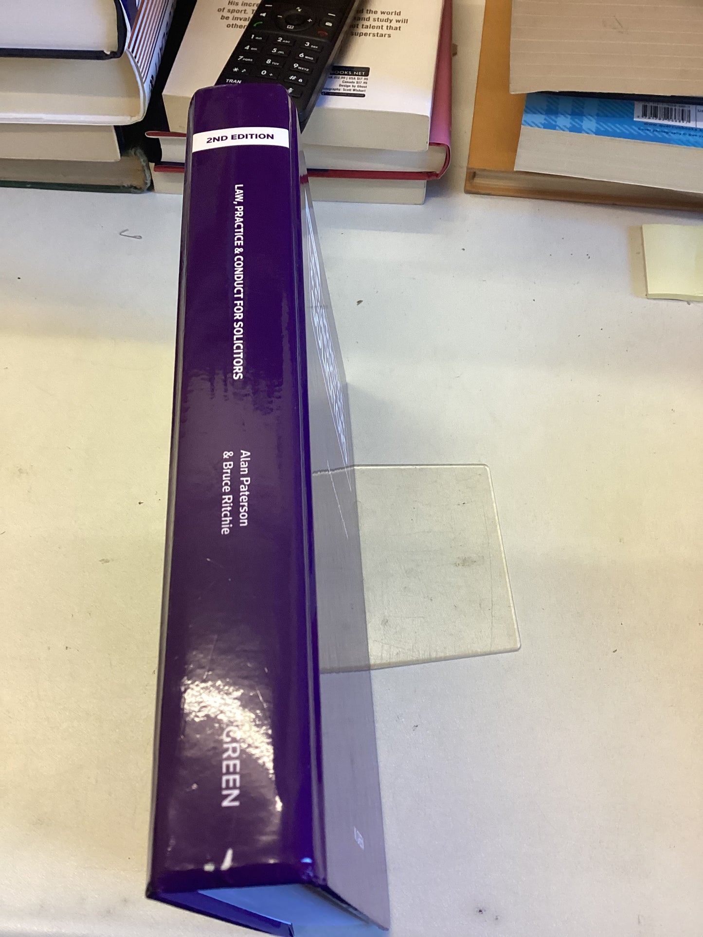Law, Practice & Conduct For Solicitors 2nd Edition Alan Paterson & Bruce Ritchie
