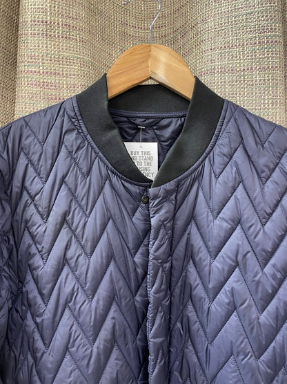 Armani Jeans Navy Lightweight Quilted Jacket Medium