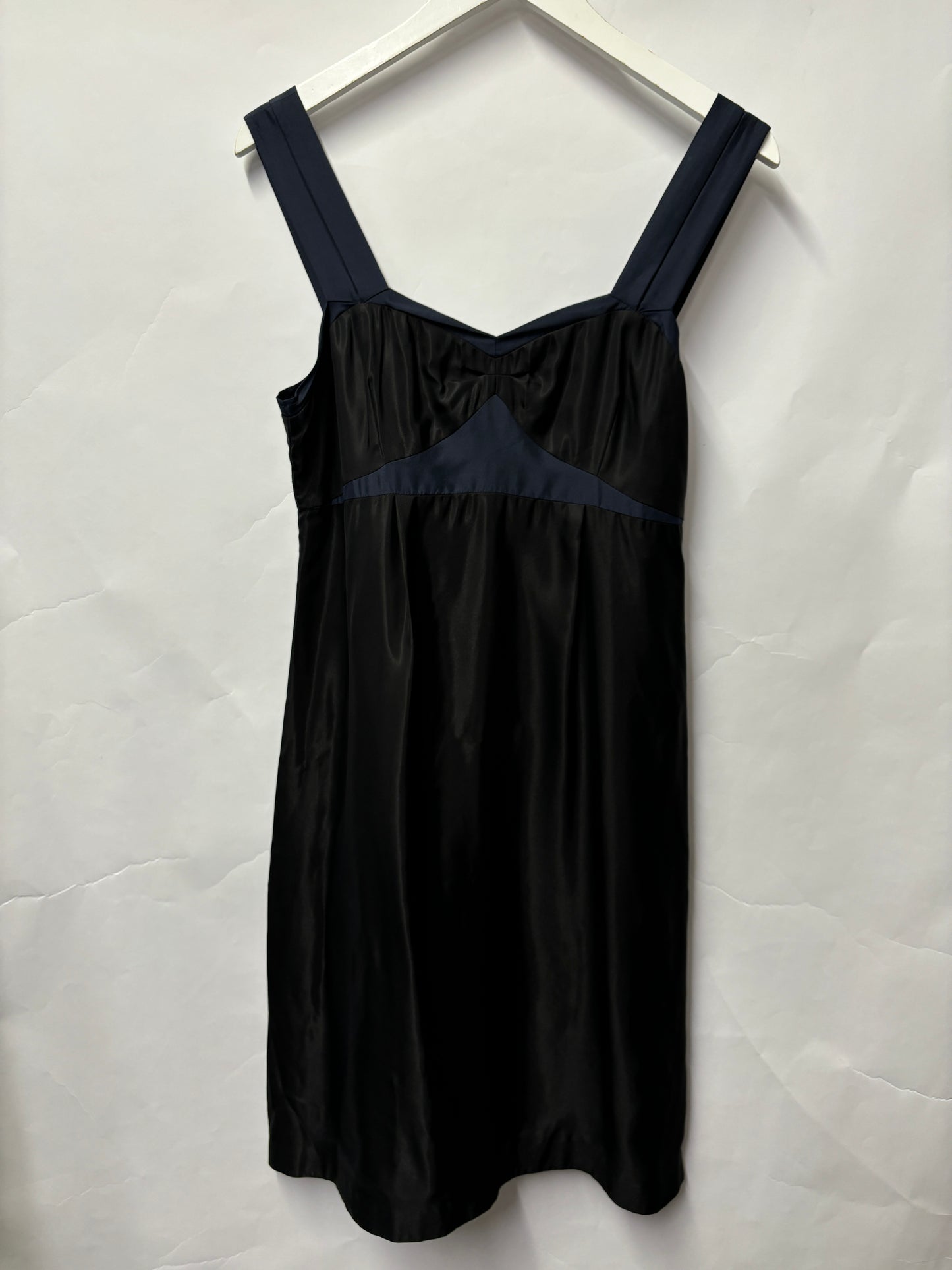 Jigsaw Black and Navy Strappy Mini Dress 12