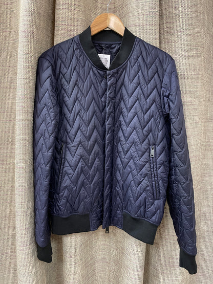 Armani Jeans Navy Lightweight Quilted Jacket Medium