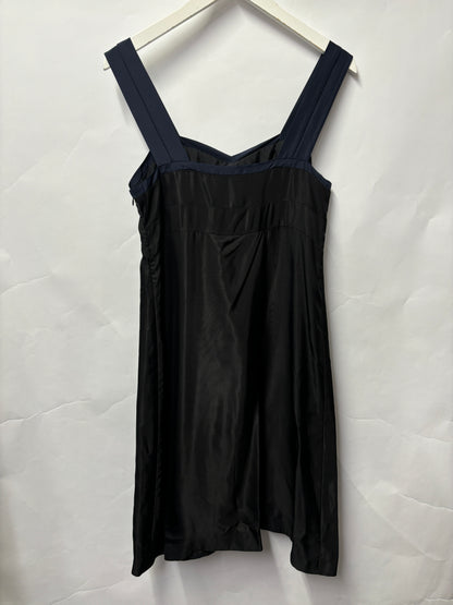 Jigsaw Black and Navy Strappy Mini Dress 12