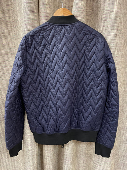 Armani Jeans Navy Lightweight Quilted Jacket Medium