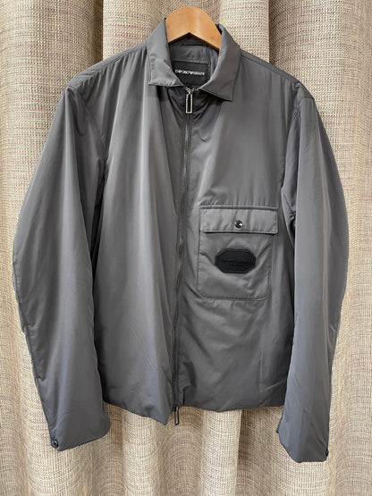 Emporio Armani Grey Lightweight Jacket Medium