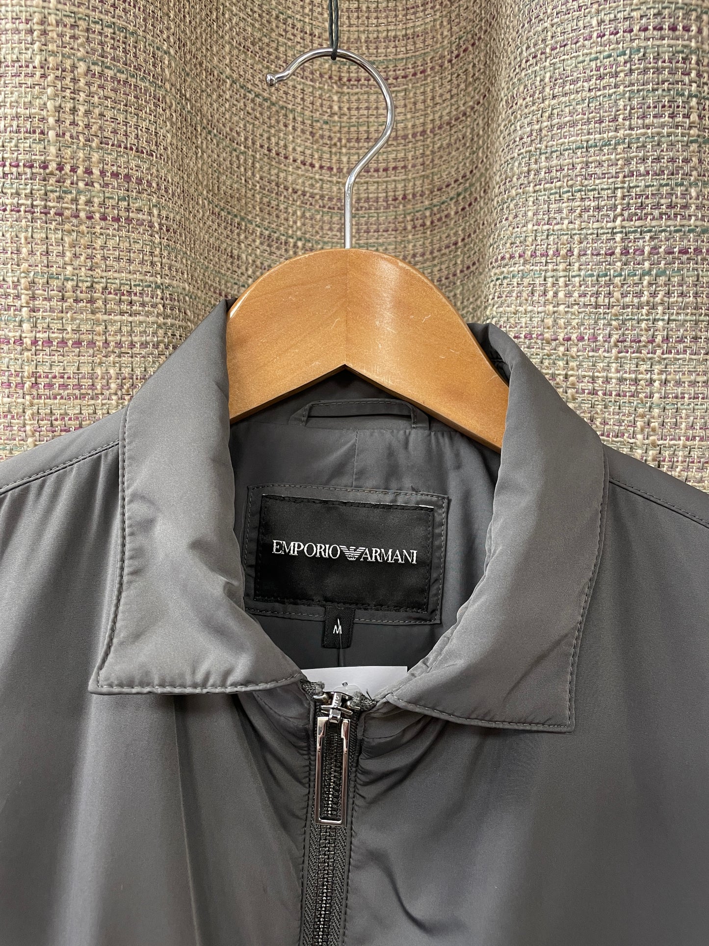 Emporio Armani Grey Lightweight Jacket Medium
