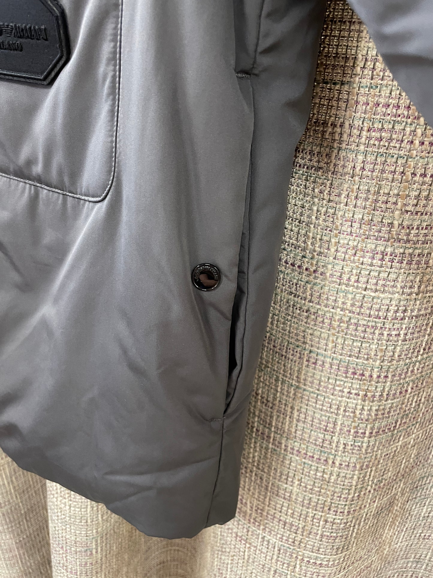 Emporio Armani Grey Lightweight Jacket Medium